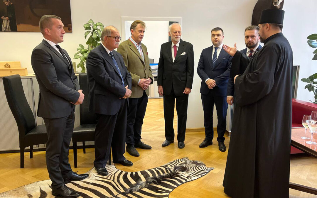 ПРИЈЕМ КОД НАДВОЈВОДЕ МАКСИМИЛИЈАНА ХАБСБУРГА
