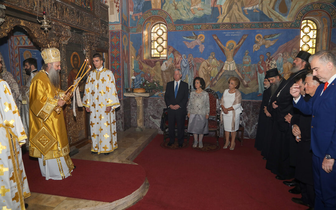 ПАТРИЈАРХ СЛУЖИО ПОВОДОМ СЛАВЕ КАРАЂОРЂЕВИЋА