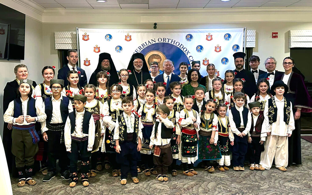 КРАЉЕВСКИ ПАР СРБИЈЕ НА СВЕТОСАВСКОЈ АКАДЕМИЈИ У ВАШИНГТОНУ